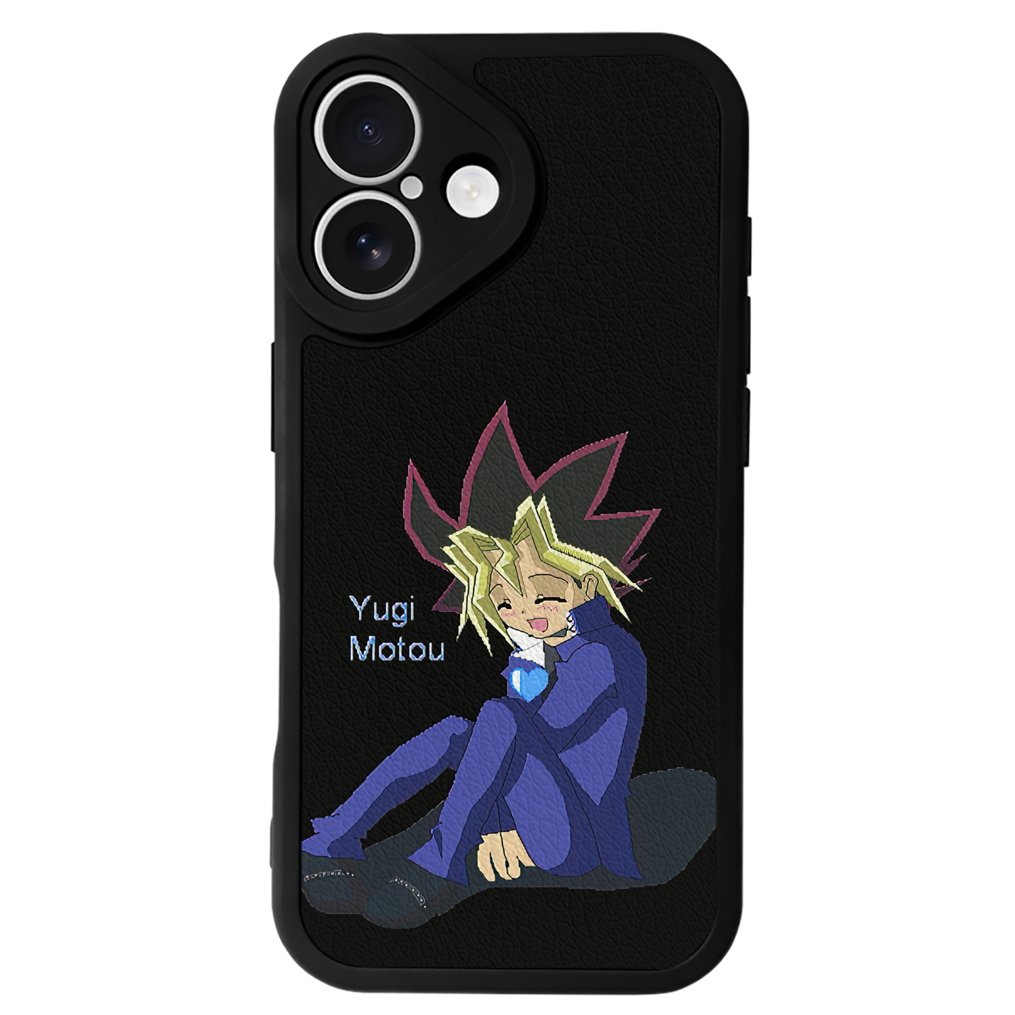 遊☆戯☆王 Yu-Gi-Oh! 【iPhone 16シリーズ対応】シリコンスマホケース（レザー調） 材質：シリコン
